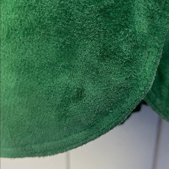 Vintage Bagatelle Sport Green Suede Blazer Women’s Size Medium - Picture 9 of 11
